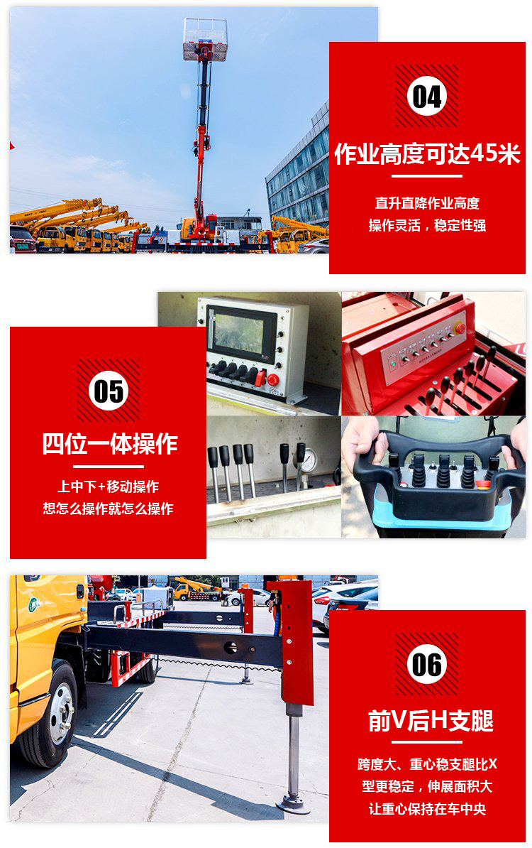 江鈴直臂18米高空作業車
